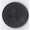 1943 1 Pfennig Svastica piccola Zecca A